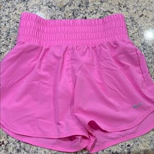 Nike Women's Vibrant Pink Athletic Shorts